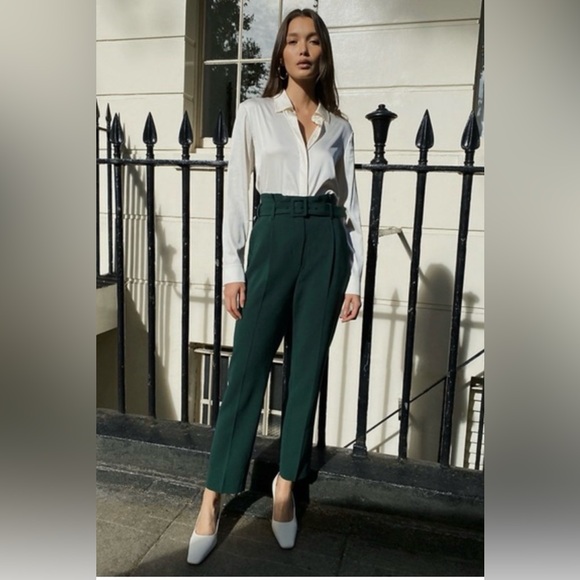 Babaton Pants - NWT Babaton Encore Pant Scarab Size 8 Belted